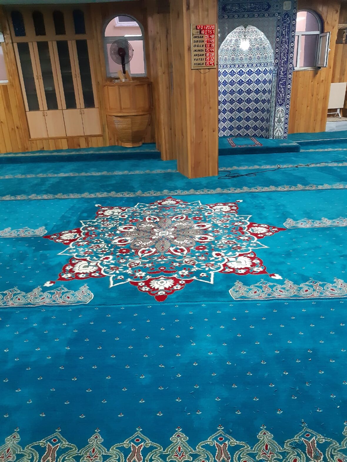 Uygulama Sonrası Cami Halısı